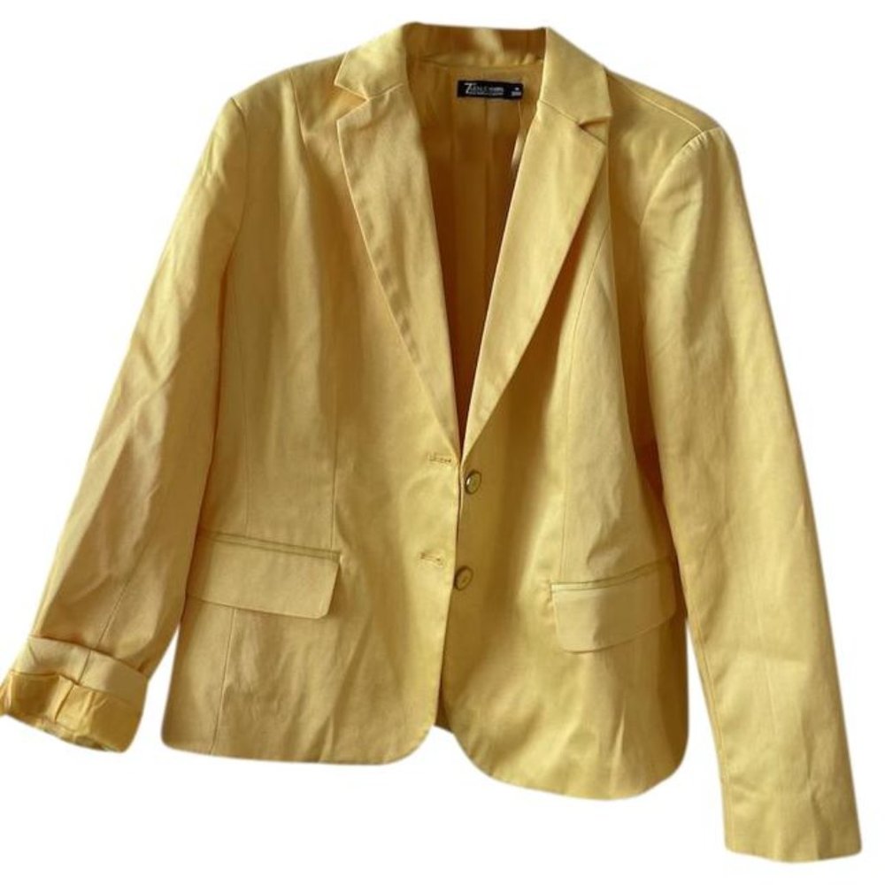 7th Avenue New York & Company Yellow Blazer